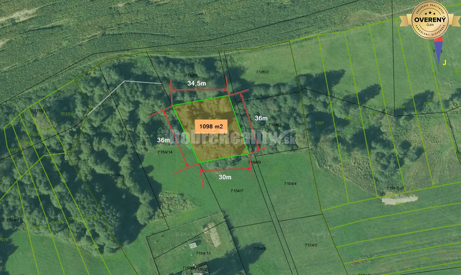 PREDAJ: Pozemok na brehu Osikovského potoka, 1098 m2, Brezno - Rohozná