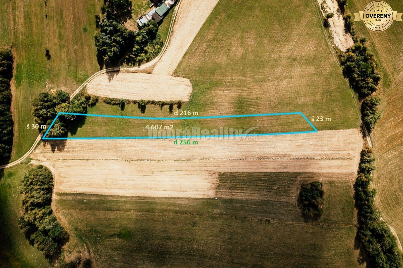 PREDAJ: Pozemok s výhľadmi, 4607 m2, Detvianska Huta - Vrchdobroč, okr