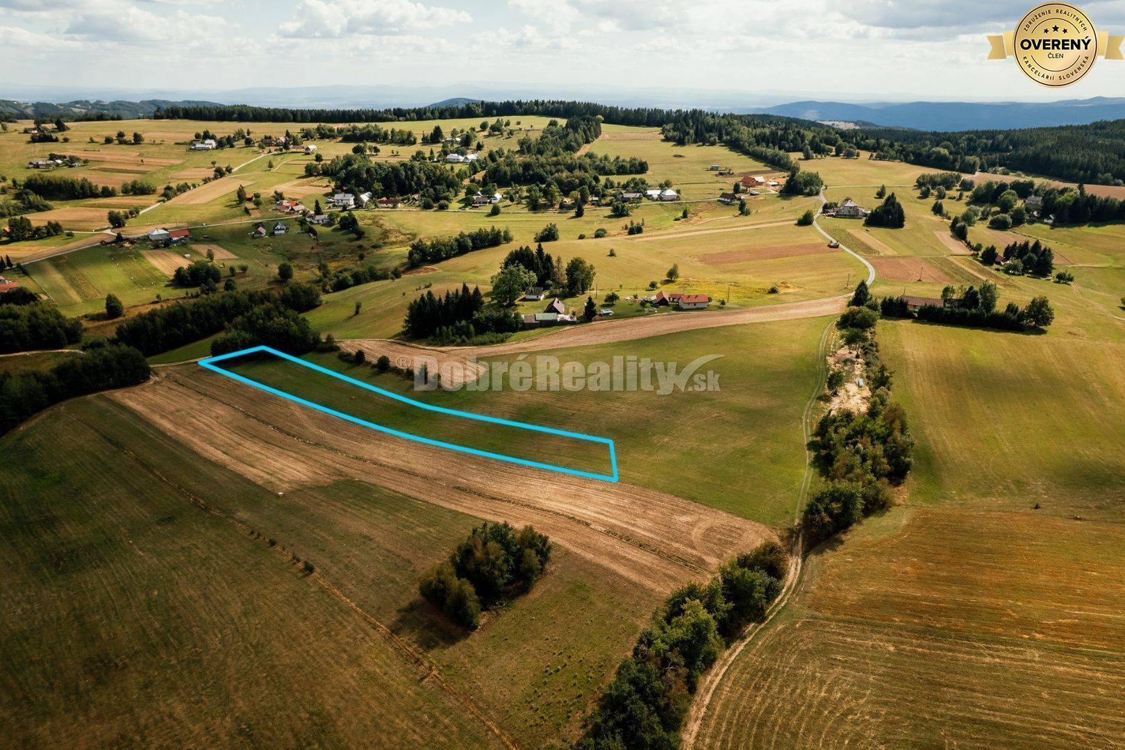 PREDAJ: Pozemok s výhľadmi, 4607 m2, Detvianska Huta - Vrchdobroč, okr