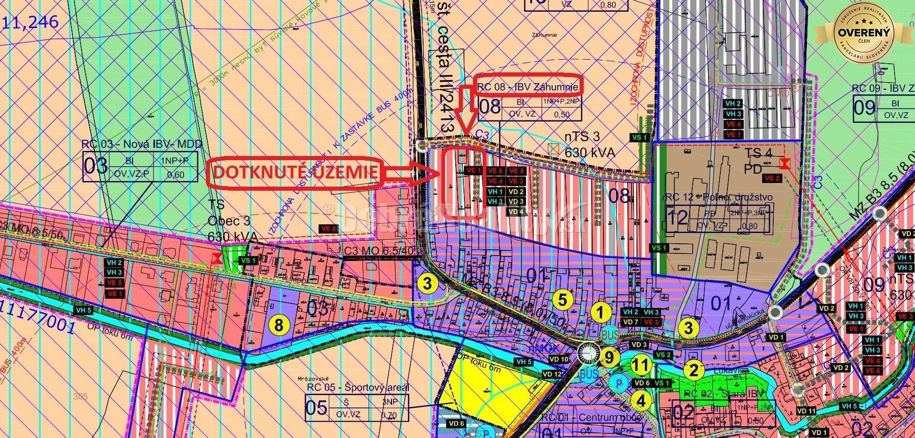 PREDAJ: Veľká Lúka - Záhumnie - pozemok pre rodinný dom, 772 m2