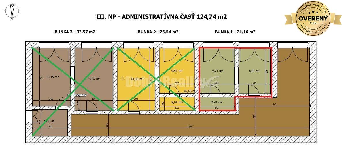 SOKOLOVŇA - PRIESTOR NA PRENÁJOM 21 m2, Brezno