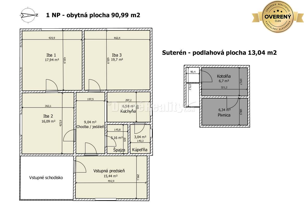 PREDAJ: Menší rodinný dom na brehu Rimavy, 104 m2, Tisovec, okres Rima