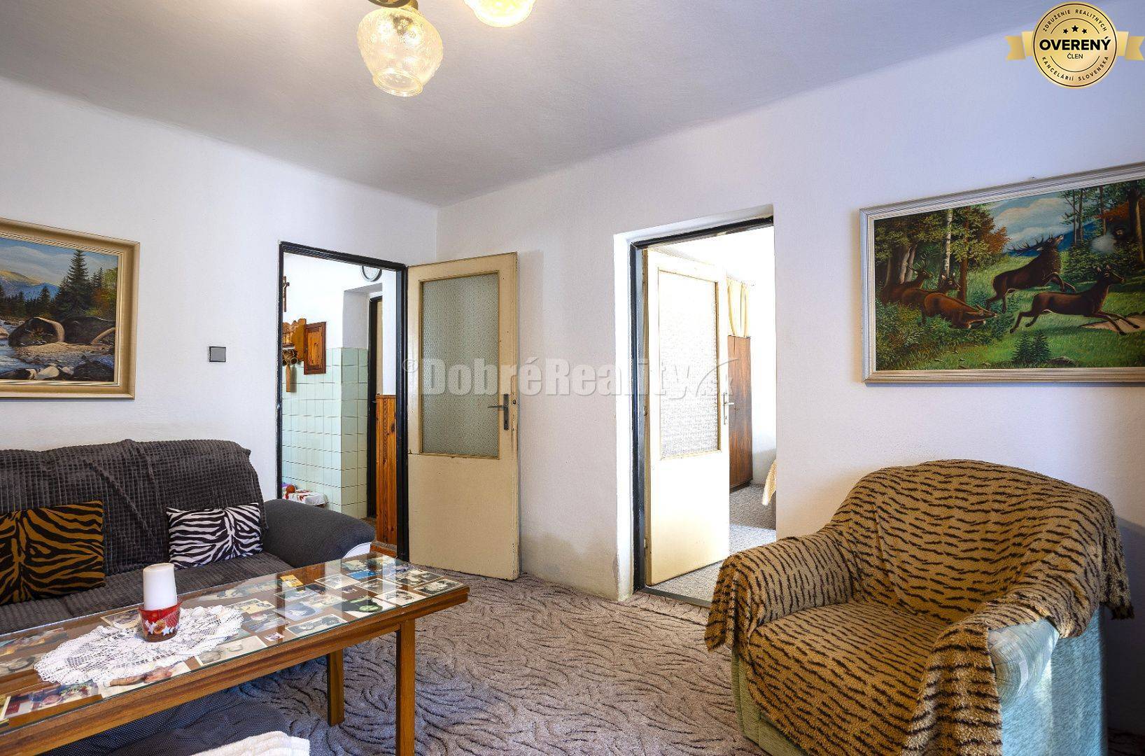 PREDAJ Rodinný dom s veľkým pozemkom a vlastnou studňou, Sklené, okres