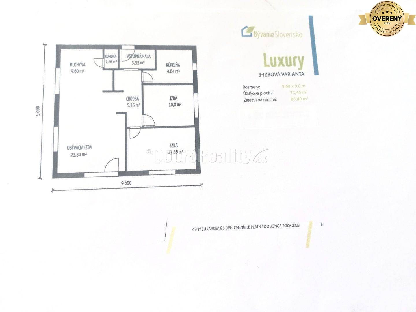 PREDAJ: Výstavba nízkoenergetického ekologického drevodomu Luxury.