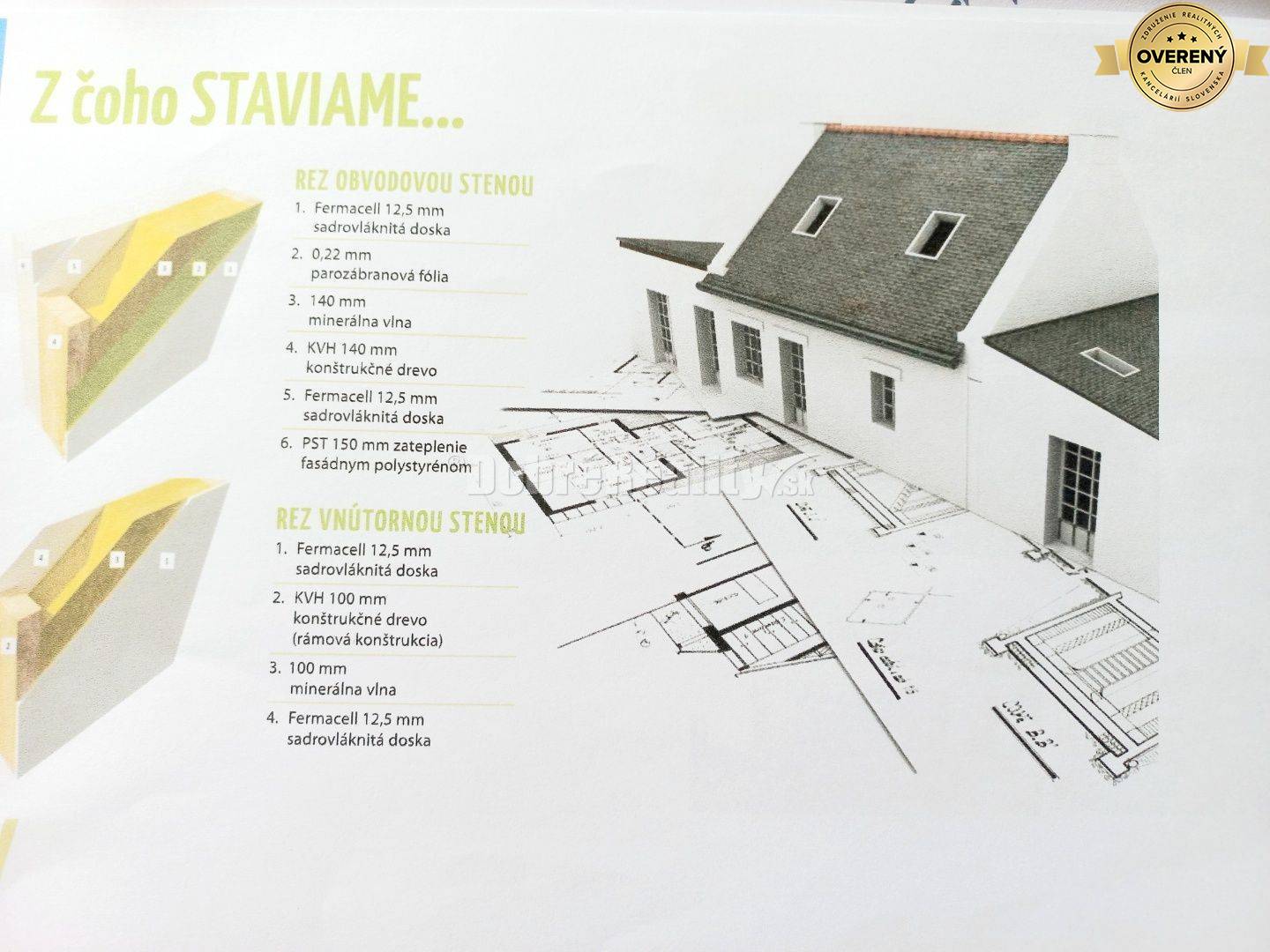 AKCIA !!! VÝSTAVBA: 4-izbový nízkoenergetický drevodom Luxury v štanda