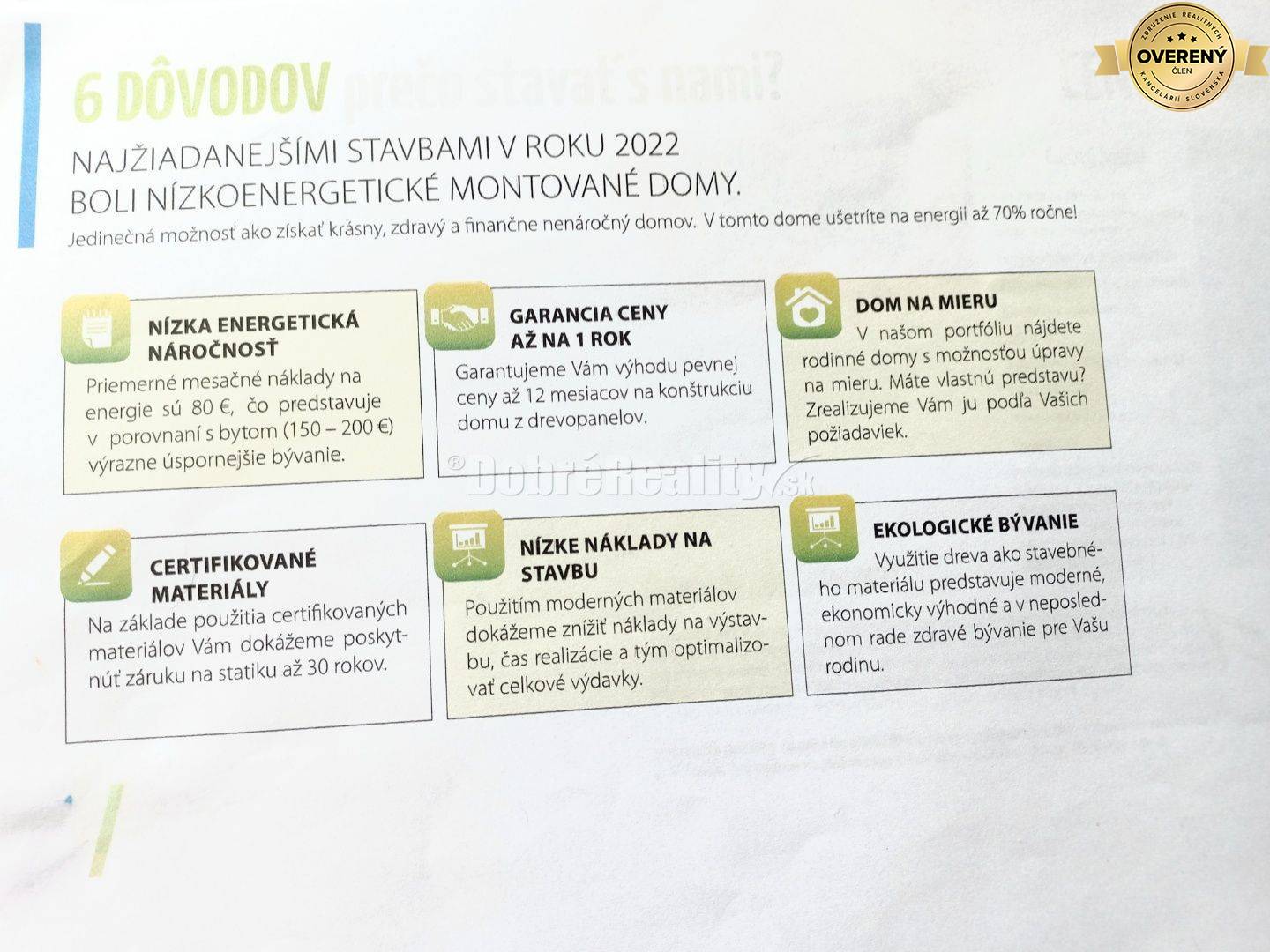 AKCIA !!! VÝSTAVBA: 4-izbový montovaný nízkoenergetický dom Praktik
