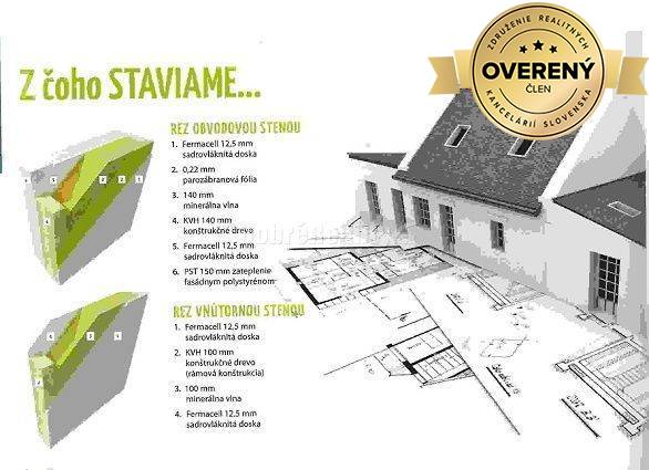 AKCIA!!! VÝSTAVBA: 2-izbový drevodom Luxury bez pozemku