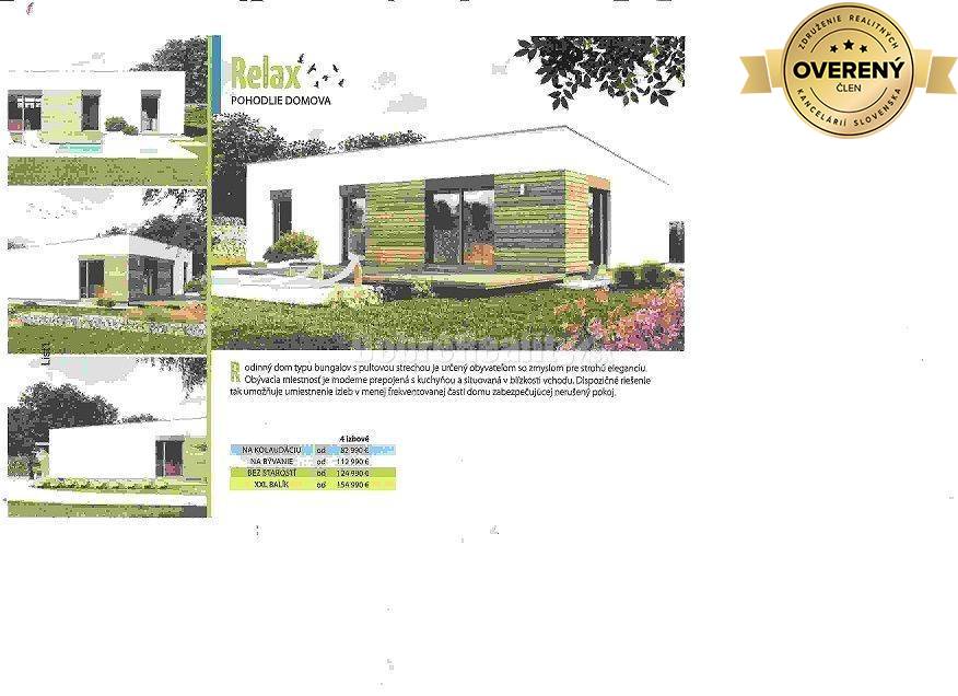 VÝSTAVBA: 4-izbový nízkoenergetický drevodom Relax