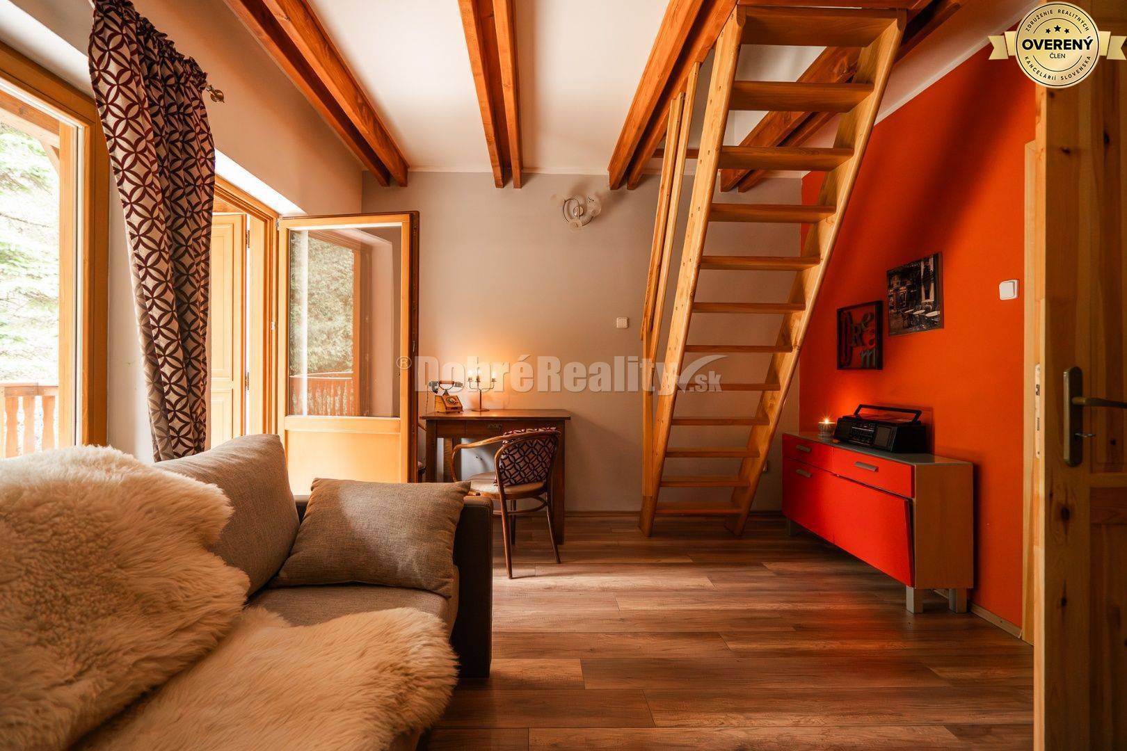 PREDAJ: Rekreačná chata s väčším pozemkom, 79 m2, pozemok 557 m2