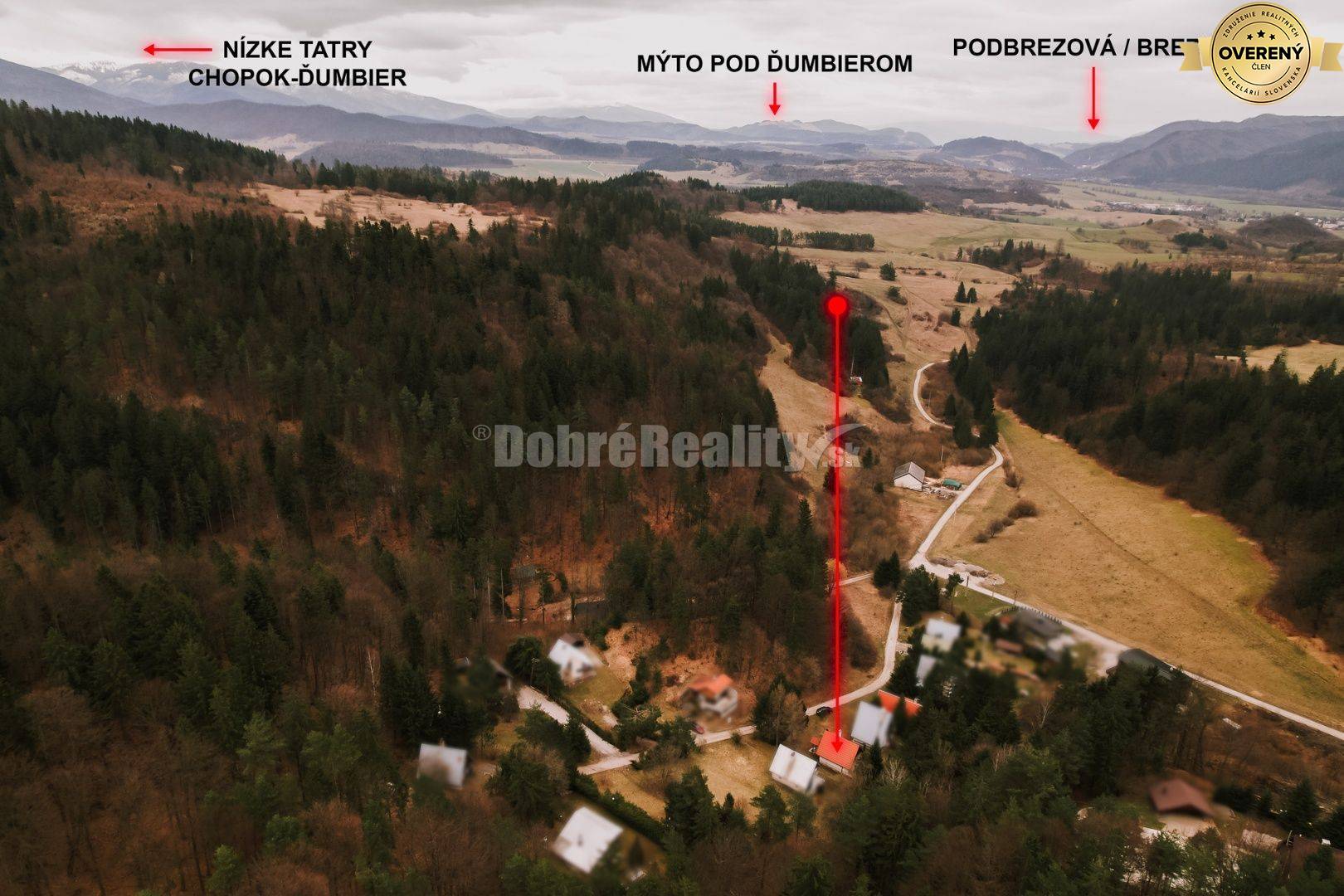 PREDAJ: Rekreačná chata s väčším pozemkom, 79 m2, pozemok 557 m2