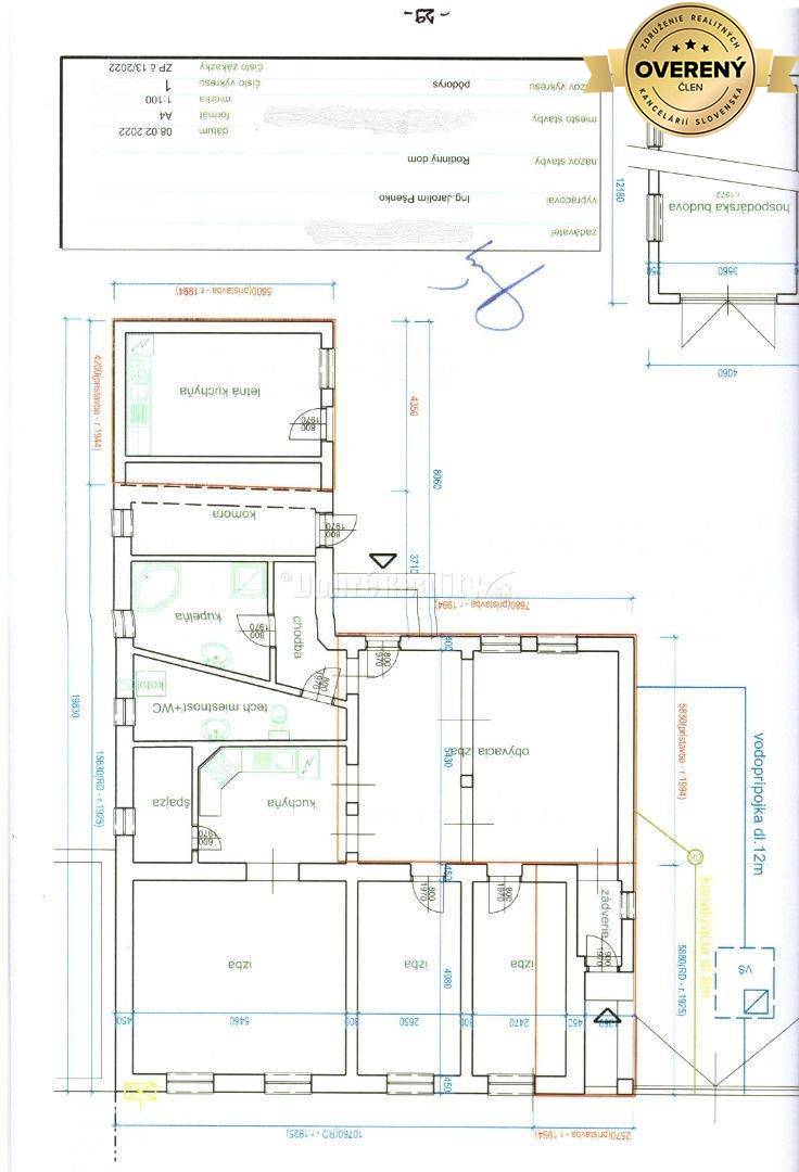 Dobré reality - znížená cena RD s veľkým pozemkom 2455 m2 v kľudnej ča