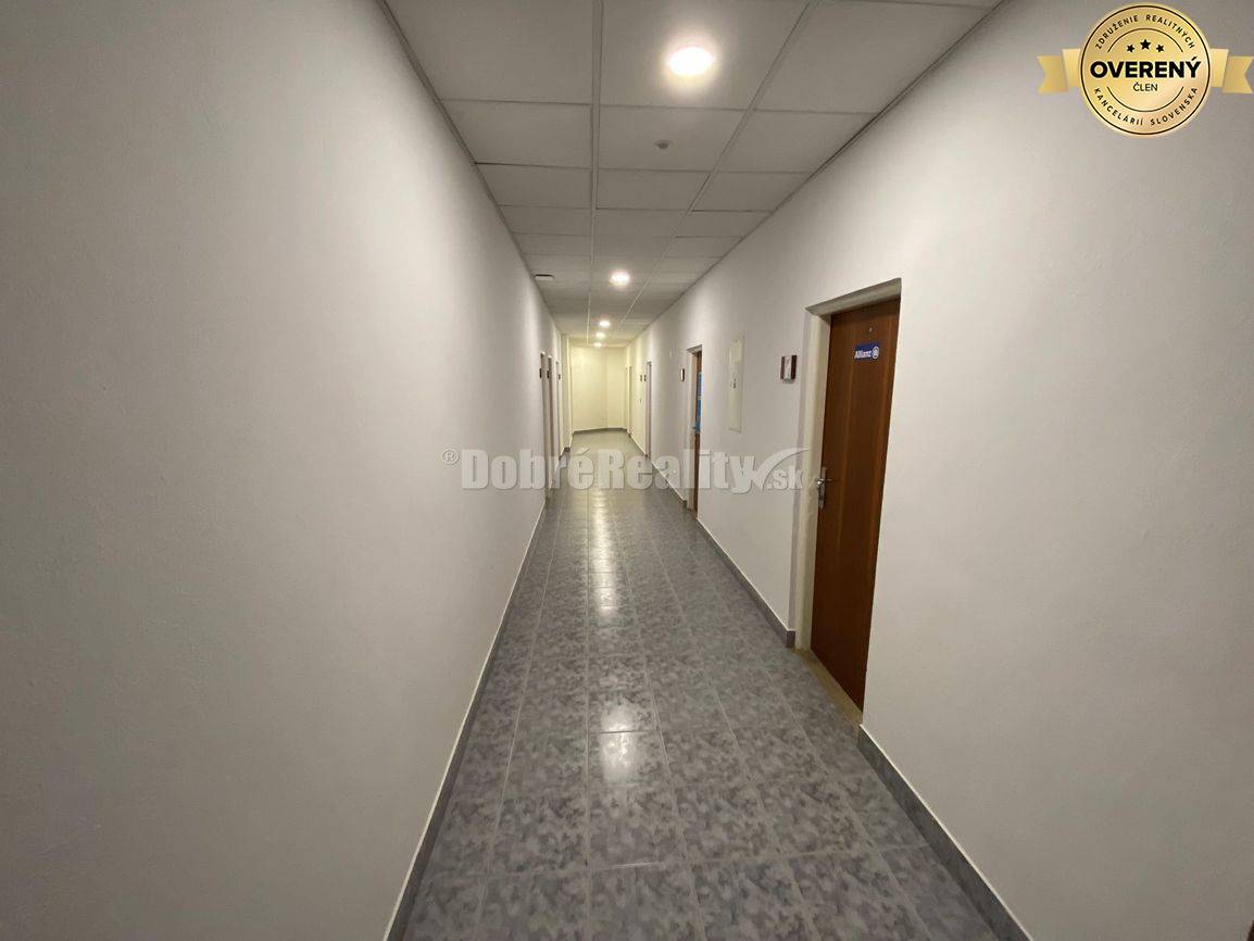 DOBRÉ REALITY Vám ponúkajú prenájom komerčnej miestnosti na kanceláriu