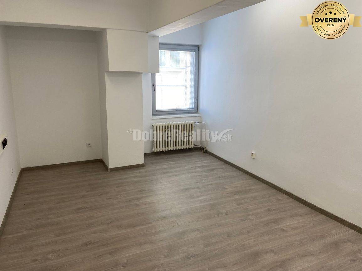 DOBRÉ REALITY Vám ponúkajú prenájom komerčnej miestnosti na kanceláriu