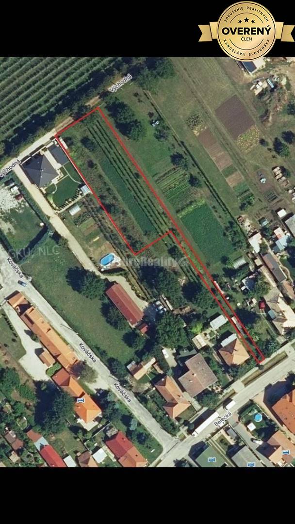 Dobré reality Vám ponúkajú na predaj stavebný pozemok v obci Podhájska