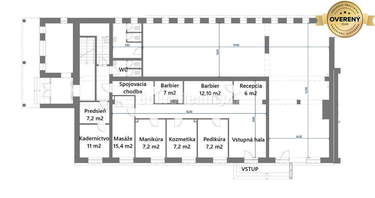 PRENÁJOM: Obchodný priestor pre koncept krásy a starostlivosti o telo