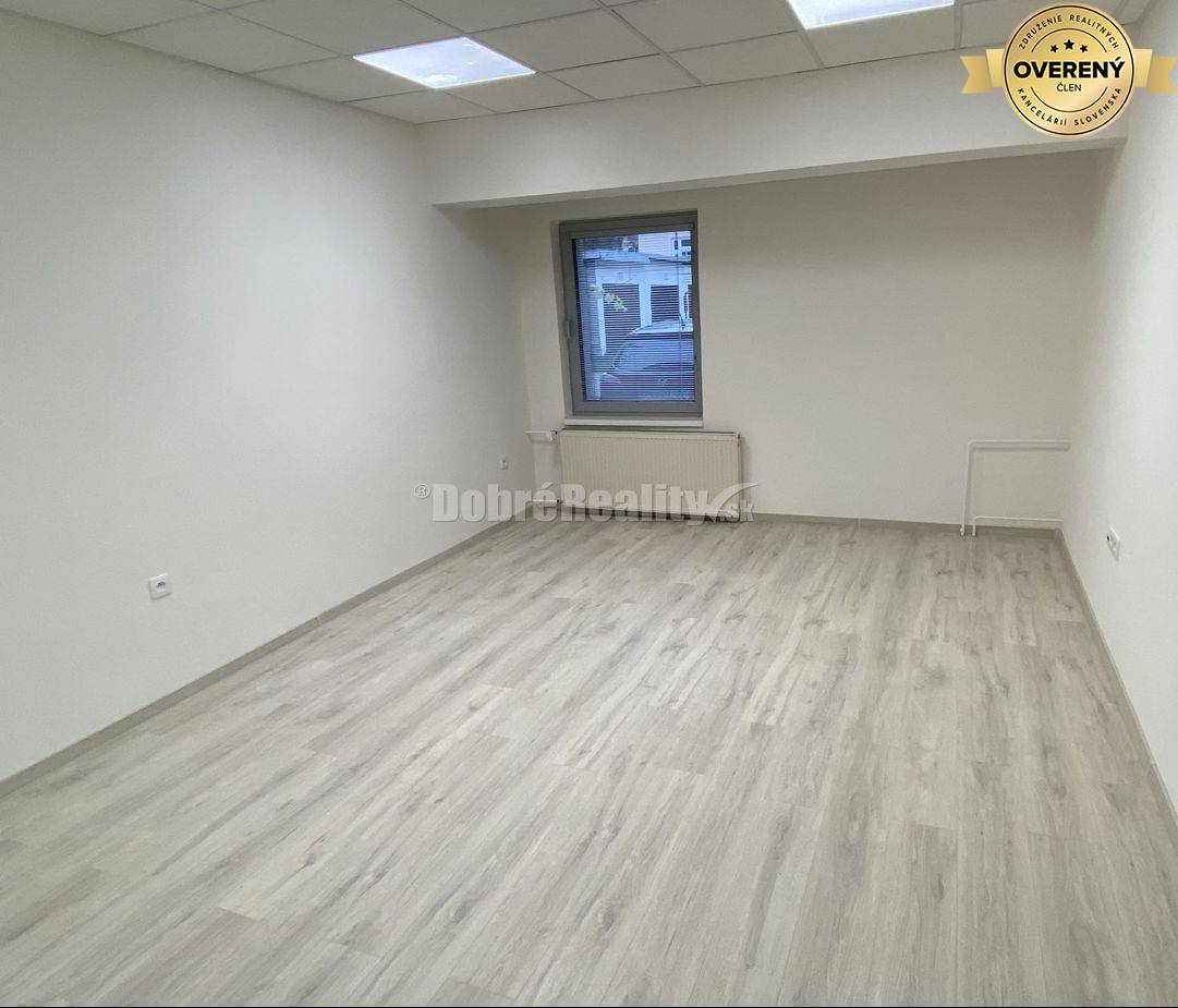 Dobré Reality Vám ponúkajú prenájom bezbariérovej komerčnej miestnosti