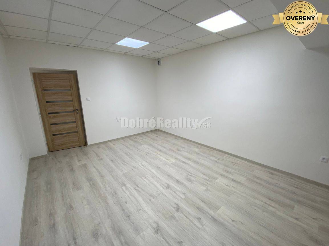 Dobré Reality Vám ponúkajú prenájom bezbariérovej komerčnej miestnosti