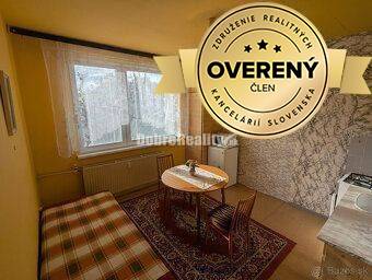 Na predaj 1-izbový byt vo výbornej lokalite.