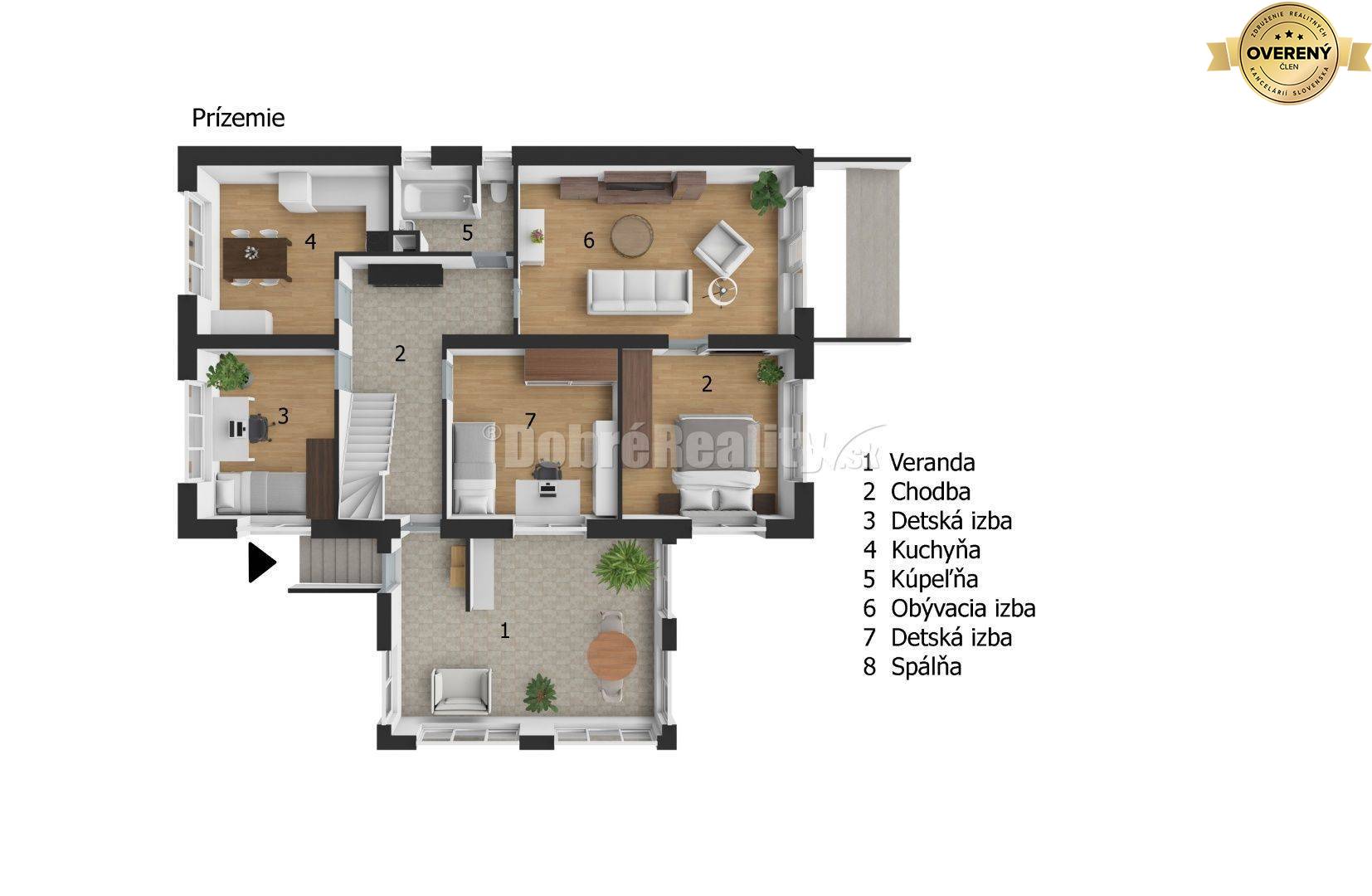 RD - ZOBOR na pozemku 575m2 - vhodný na bývanie, aj komerčné účely