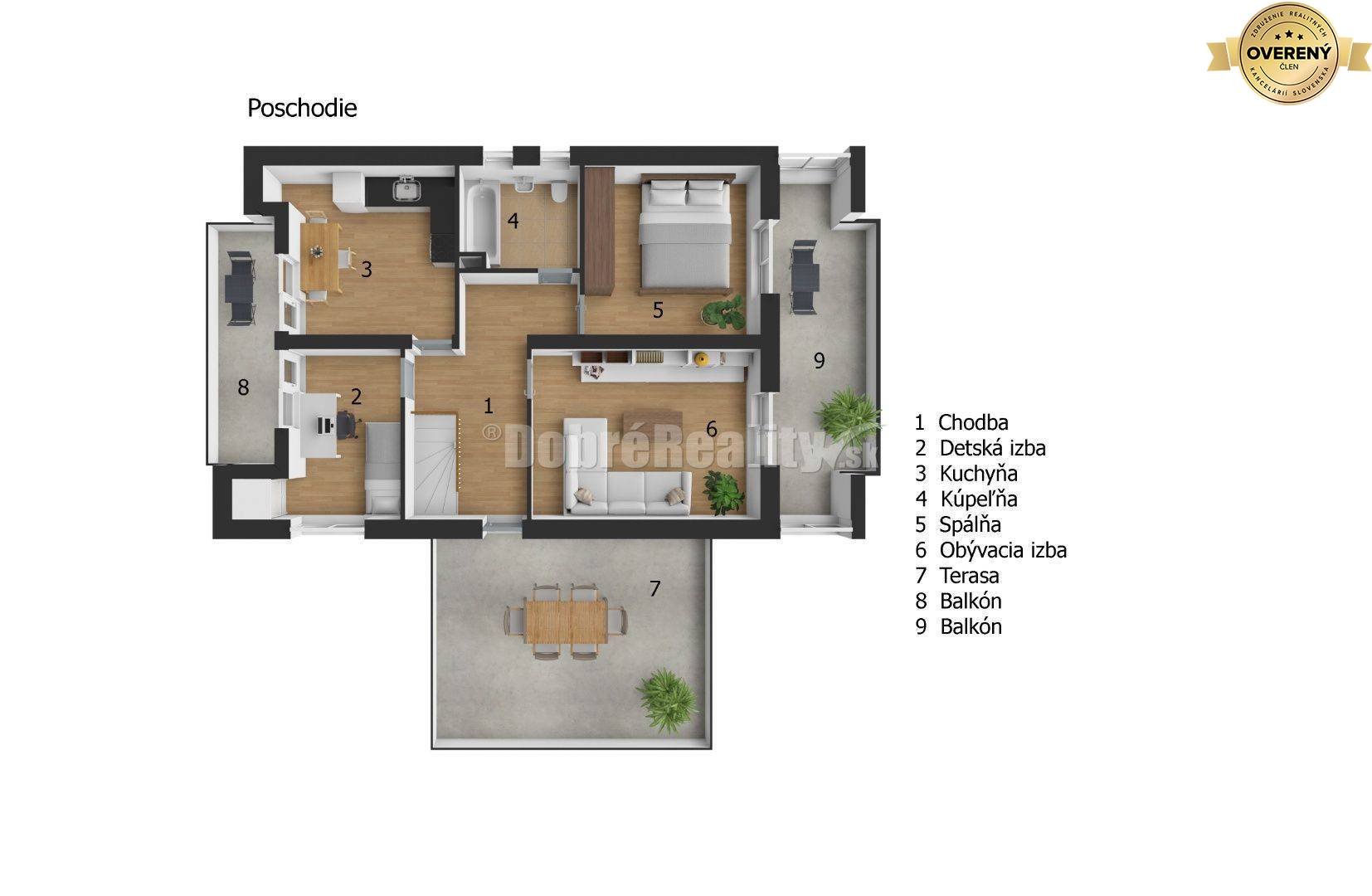 RD - ZOBOR na pozemku 575m2 - vhodný na bývanie, aj komerčné účely