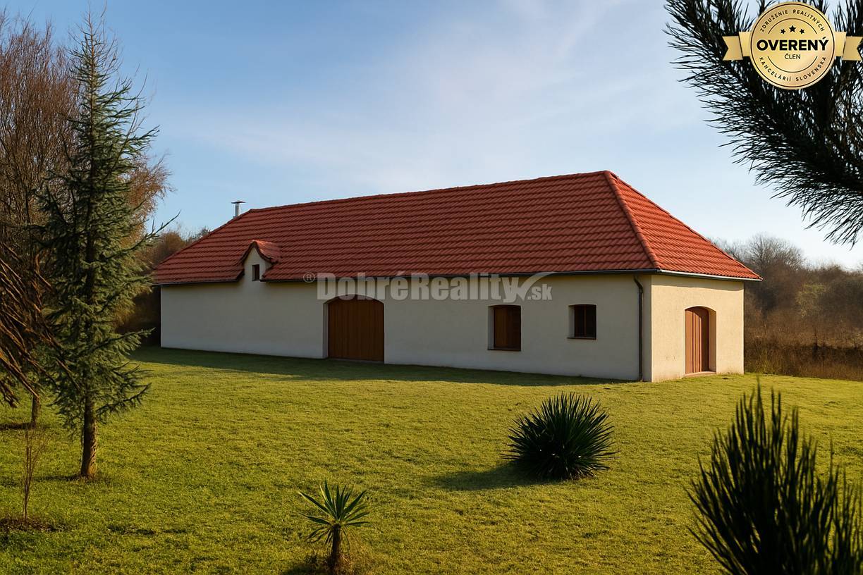 Dobré Reality ponúkajú výnimočný vidiecky majetok – západné Slovensk