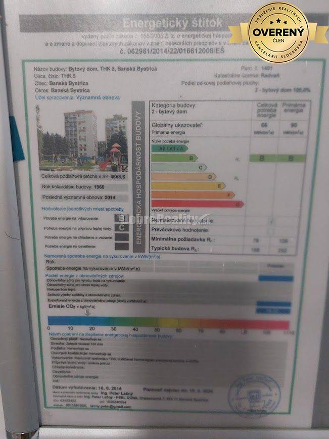 PREDAJ: NÁDHERNÝ, VEĽKÝ 3 IZBOVÝ BYT S 2 x LOGGIOU, THK