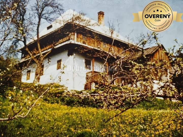 PREDAJ POSLEDNÁ pôvodná banícka drevenica 216m2, Kremnické Bane, Krem