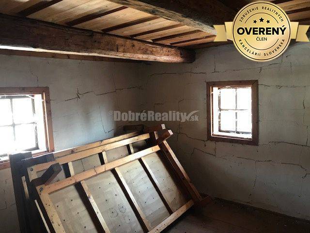 PREDAJ POSLEDNÁ pôvodná banícka drevenica 216m2, Kremnické Bane, Krem