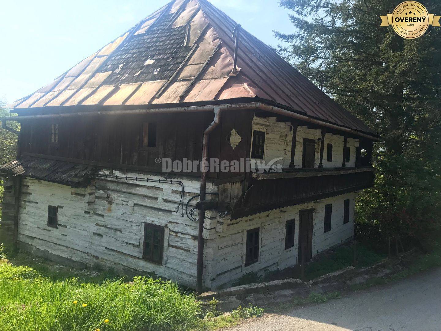 PREDAJ POSLEDNÁ pôvodná banícka drevenica 216m2, Kremnické Bane, Krem