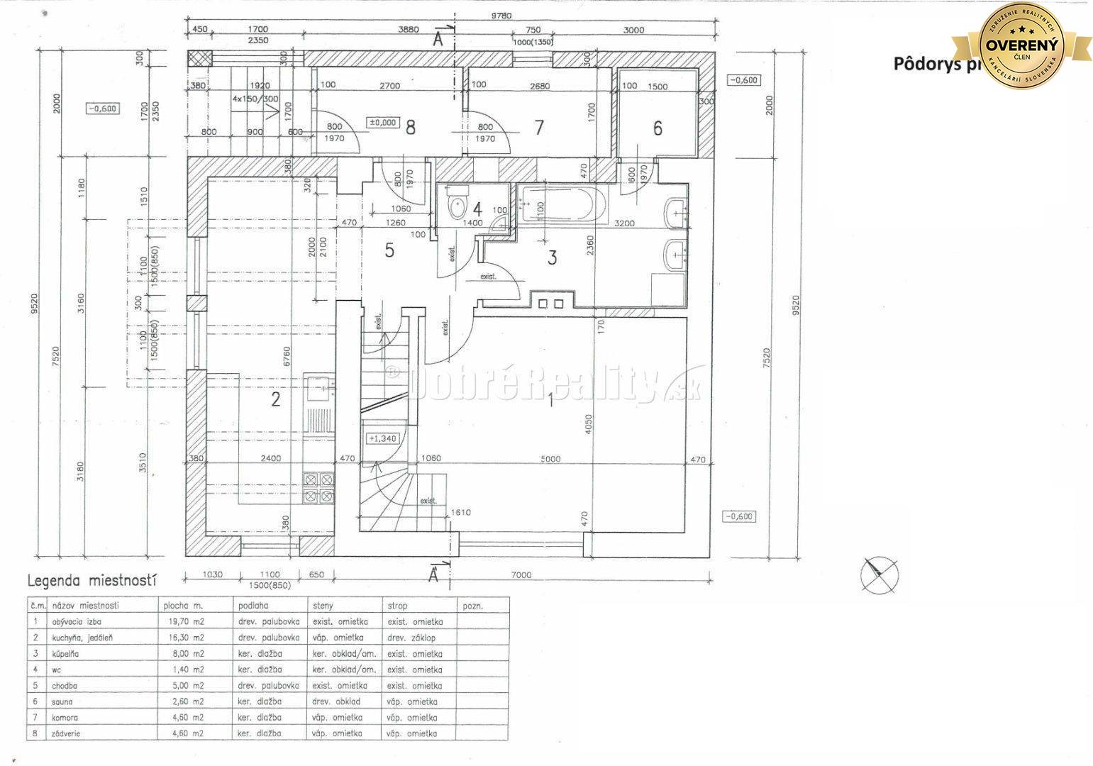 PREDAJ: Rodinný dom na brehu Čierneho Hrona s menším pozemkom, 160 m2,