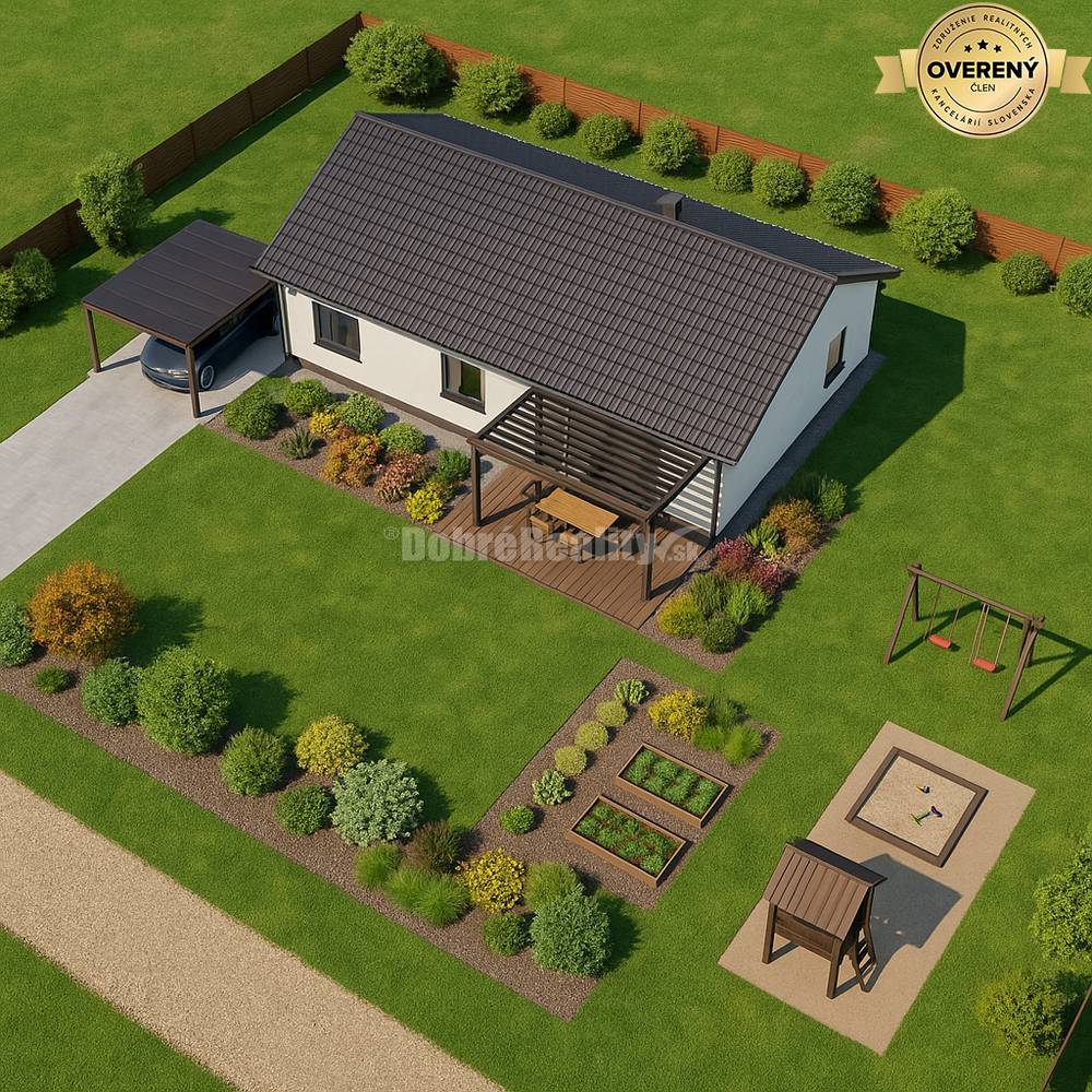 Ideálny pozemok pre ideálny rodinný dom, 779 m2, Beňuš