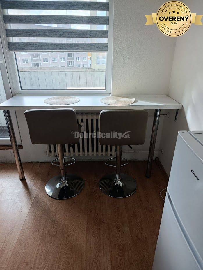 Dobré Reality, Vám ponúkajú na predaj zariadený jednoizbový byt v Pop
