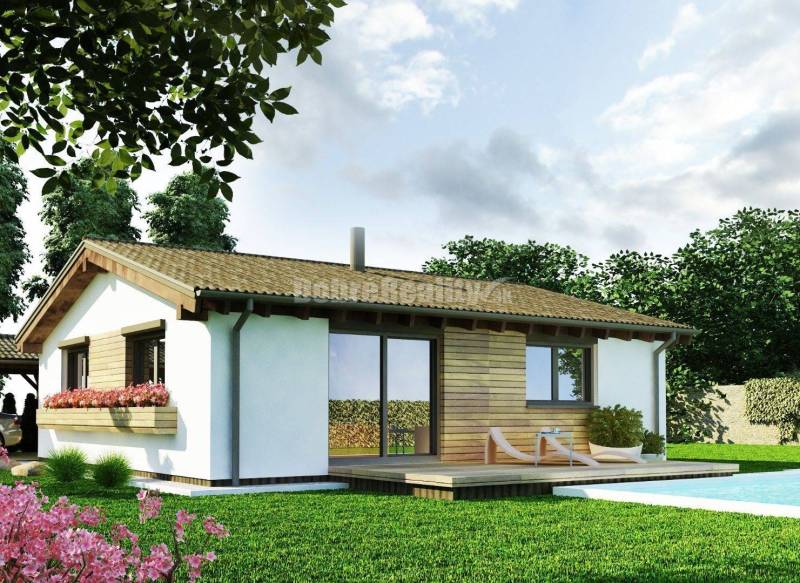 BUNGALOV - LUXURY - Nízkoenergetický dom (Drevodom) - 11km od NItry! S