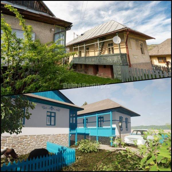 REJDOVSKÝ DVOR ZA ZNÍŽENÚ CENU - Tri domy v cene jedného a stodola k t