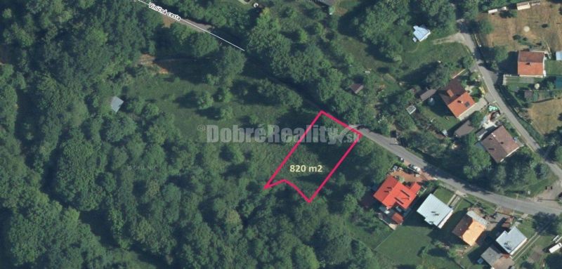 Pozemok pre výstavbu rodinného domu, 820 m2, Nová Baňa - Viničná cesta