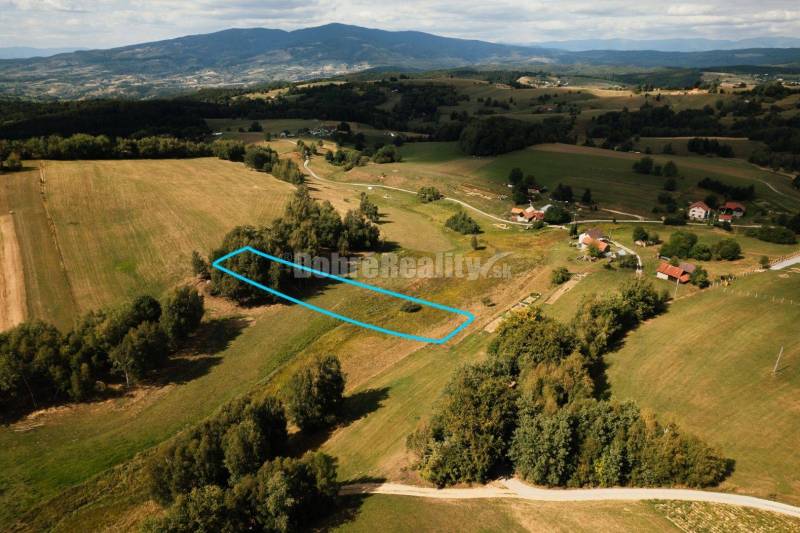 PREDAJ: Pozemok s potokom a hájom, 2587 m2, Detvianska Huta - Vrchdobr