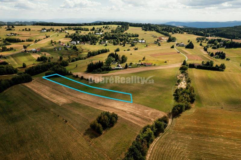 PREDAJ: Pozemok s výhľadmi, 4607 m2, Detvianska Huta - Vrchdobroč, okr