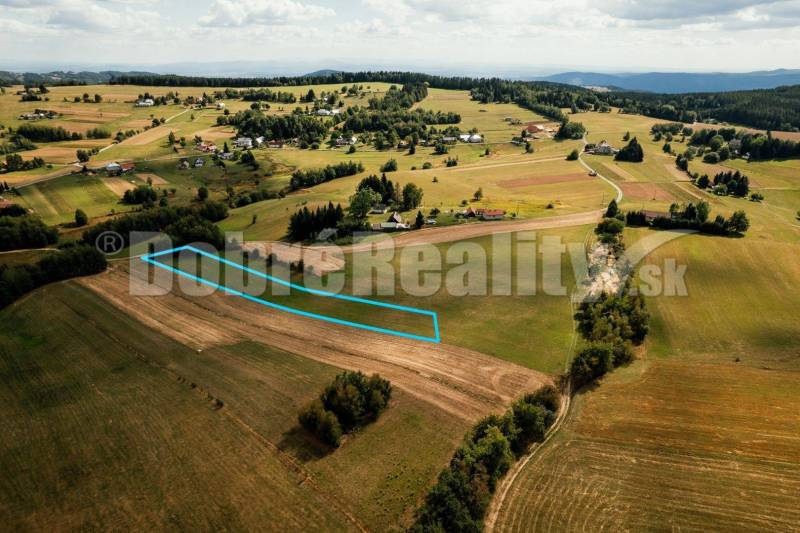 PREDAJ: Pozemok s výhľadmi, 4607 m2, Detvianska Huta - Vrchdobroč, okr