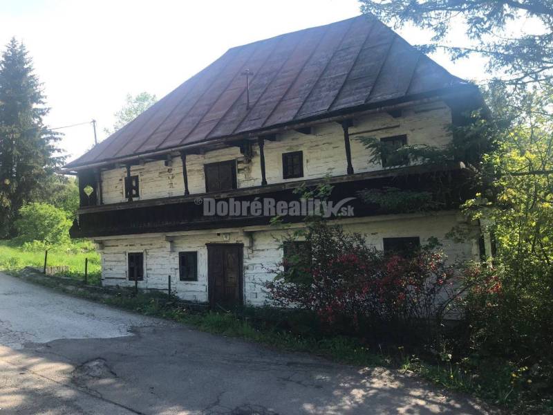 PREDAJ POSLEDNÁ pôvodná banícka  drevenica 216m2, Kremnické Bane, Krem