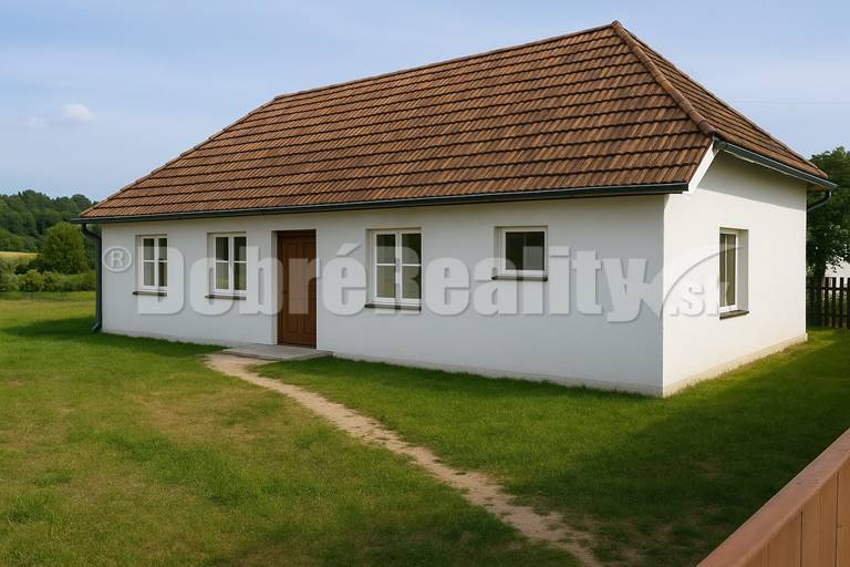 Vidiecky dom v obci Čata – pokojné bývanie pri rieke Hron