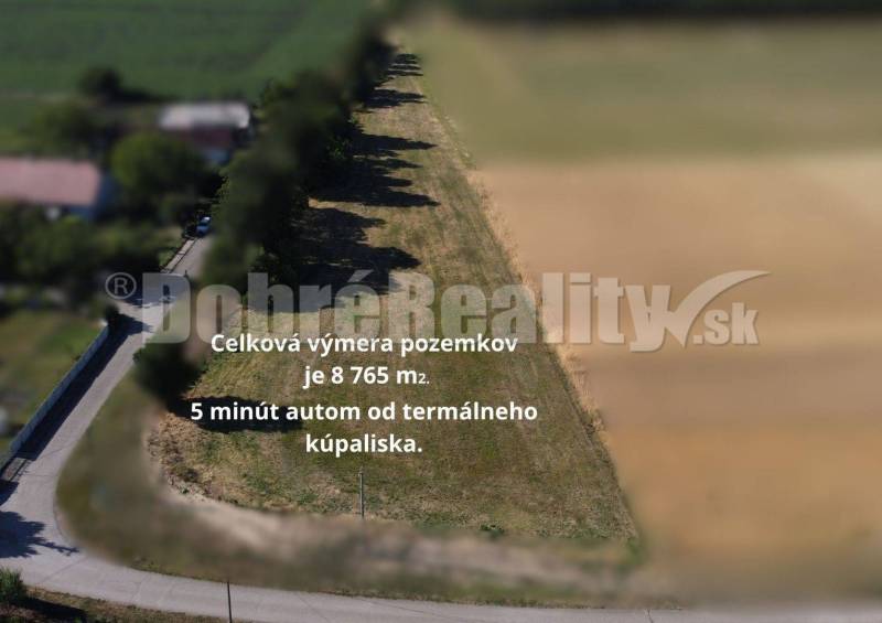 EXKLUZÍVNE U NÁS! Pozemok 8 765 m² - v obci Poľný Kesov