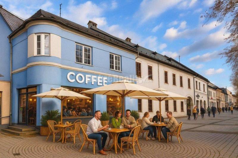 DOBRÉ REALITY - Priestory vhodné pre KAVIAREŇ s CUKRÁRŇOU priamo na Ná