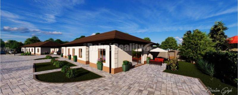 Moderný PROJEKT VLČANY, 3 a 4-izbové práve dokončené Dvojdomy, na pred